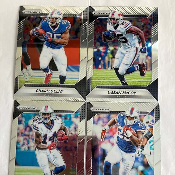 PRISTINE 2016 PANINI PRIZM NFL NY Buffalo Bills FOUR (4) SELECT TEAM MEMBERS - Picture 1 of 10